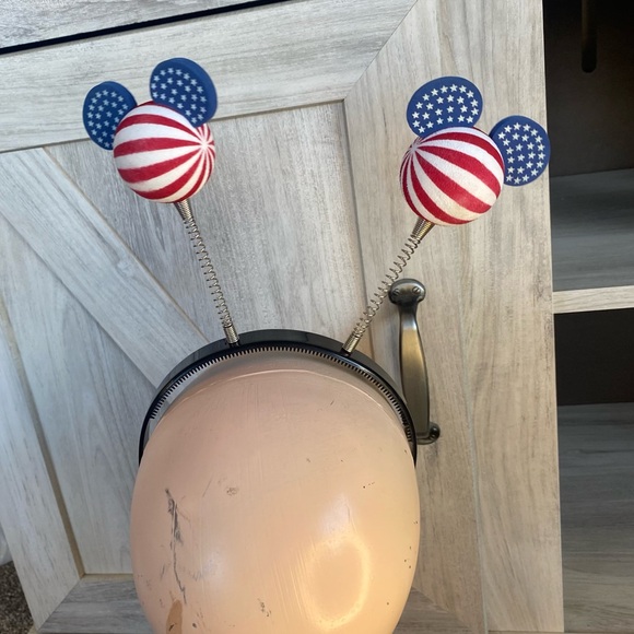 Walt Disney Land Mickey Mouse American Flag Ball Ears Headband USA - Picture 4 of 8